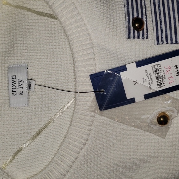 Crown & Ivy cotton nautical sweater - Picture 7 of 8